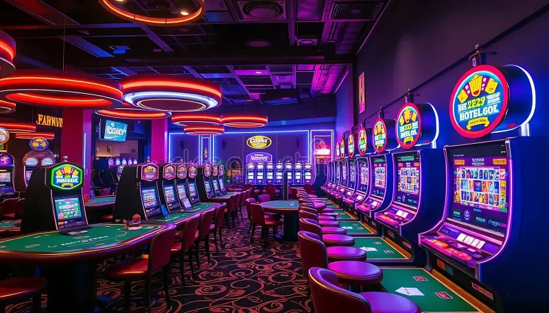 789game Live Casino Baccarat ဘော်ဒ်ရှေ့တွင် dealer ကစားနေသောမြင်ကွင်း